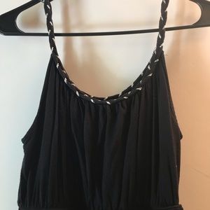 Style & Co Women Size M -Black w/ Silver